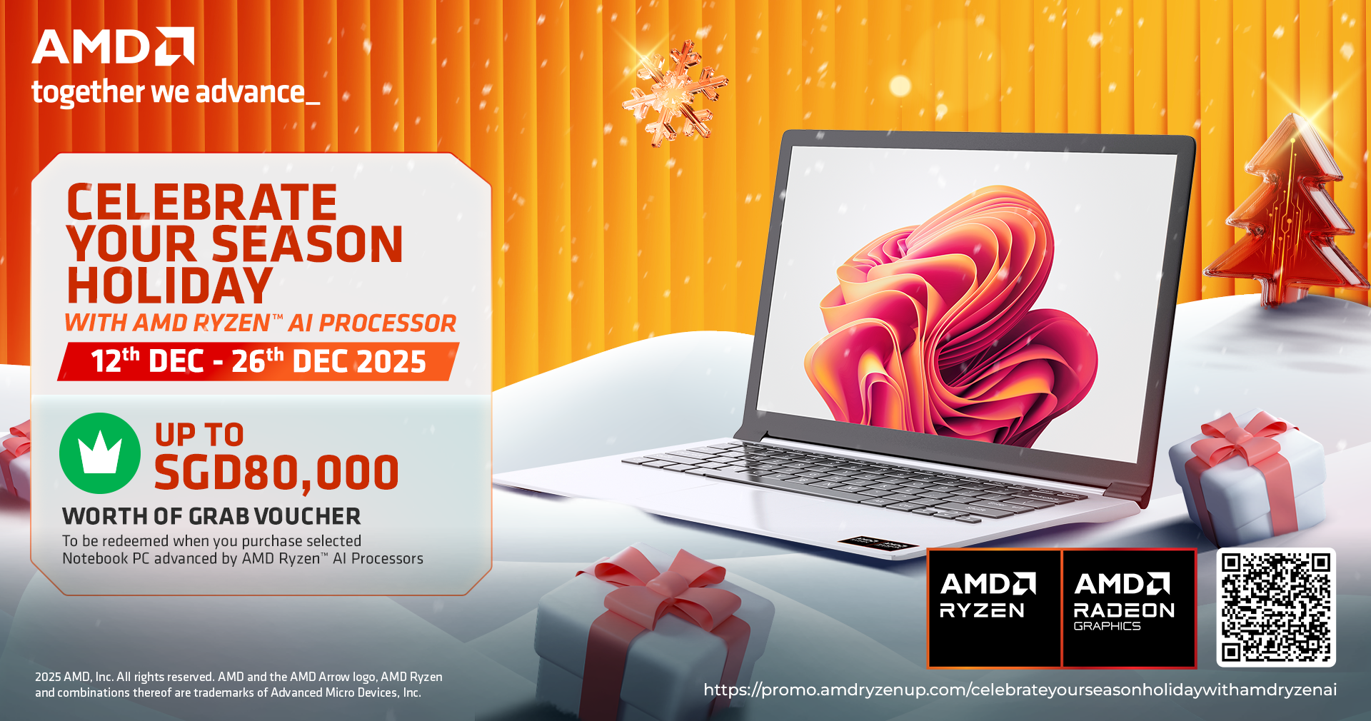 Celebrate your Season Holiday with AMD Ryzen™ AI Processors